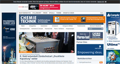 Desktop Screenshot of chemietechnik.de