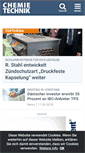 Mobile Screenshot of chemietechnik.de